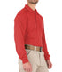 First Tactical Men's Performance Long Sleeve Polo / Red