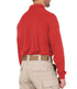 First Tactical Men's Performance Long Sleeve Polo / Red