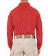 First Tactical Men's Performance Long Sleeve Polo / Red