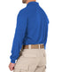 First Tactical Men's Performance Long Sleeve Polo / Academy Blue