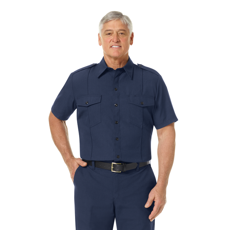 WORKRITE - MEN'S CLASSIC SHORT SLEEVE FIRE CHIEF SHIRT