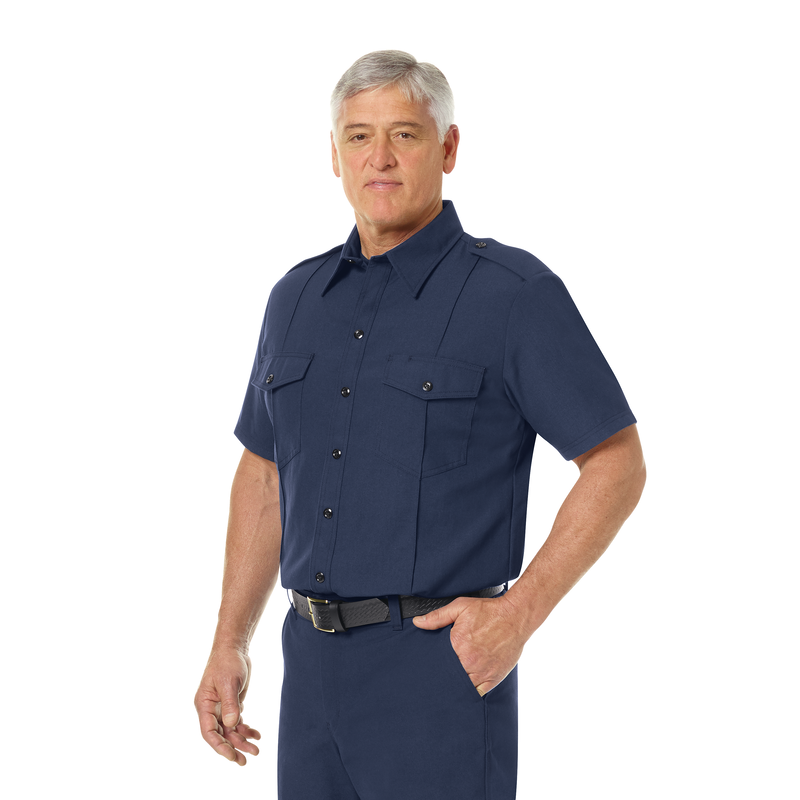 WORKRITE - MEN'S CLASSIC SHORT SLEEVE FIRE CHIEF SHIRT