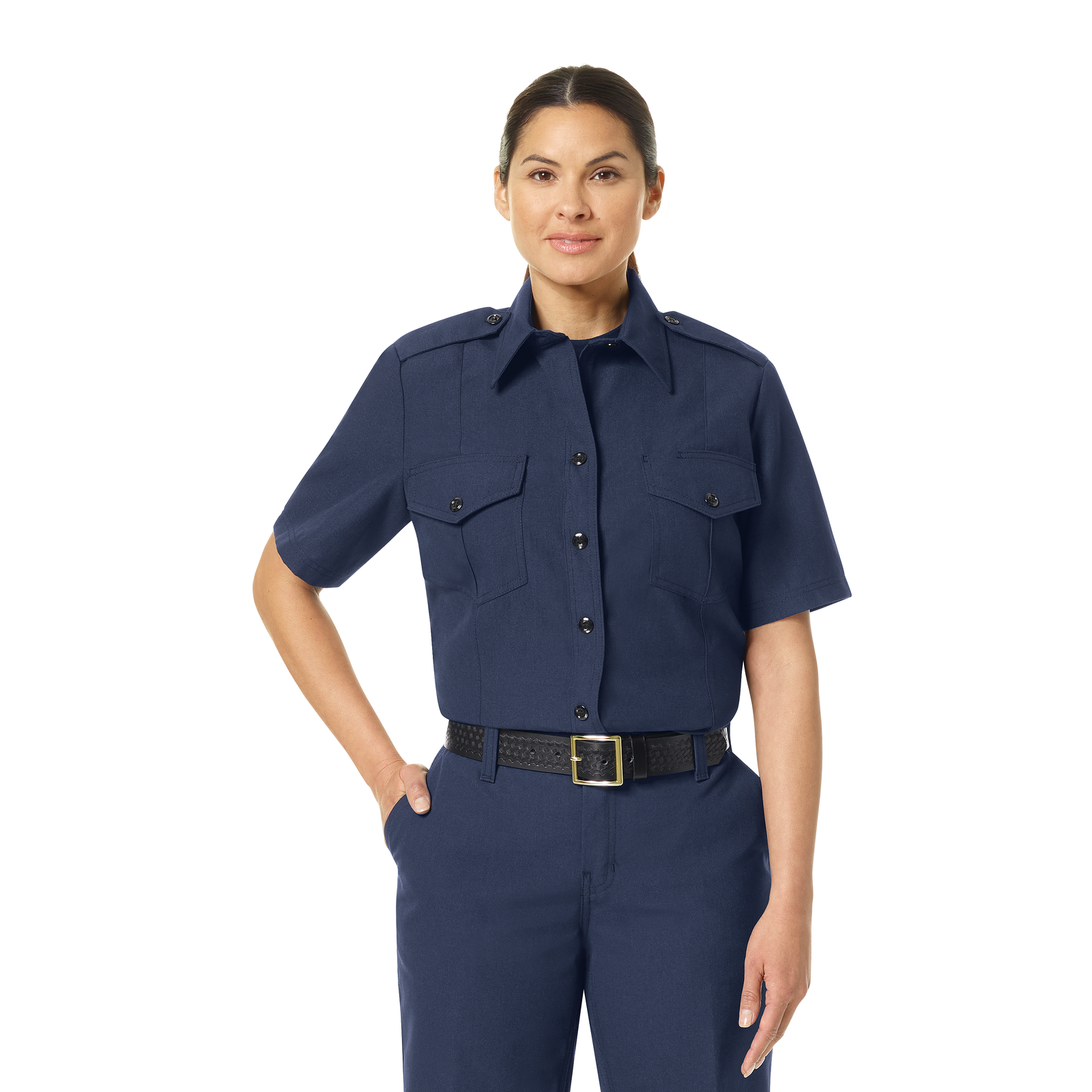 WORKRITE  WOMEN'S CLASSIC SHORT SLEEVE FIRE CHIEF SHIRT