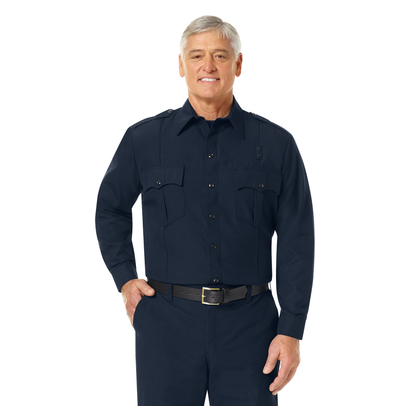 WORKRITE - MEN'S CLASSIC LONG SLEEVE FIRE OFFICER SHIRT