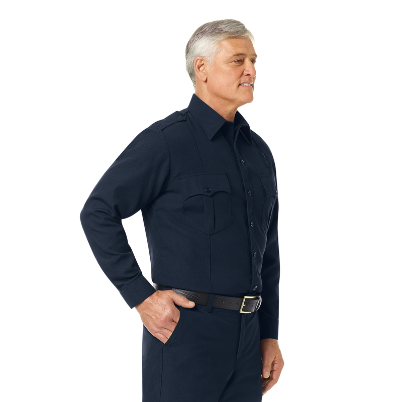 WORKRITE - MEN'S CLASSIC LONG SLEEVE FIRE OFFICER SHIRT