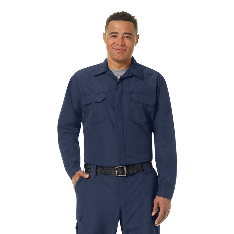 WORKRITE - MEN'S RIPSTOP TACTICAL SHIRT JACKET