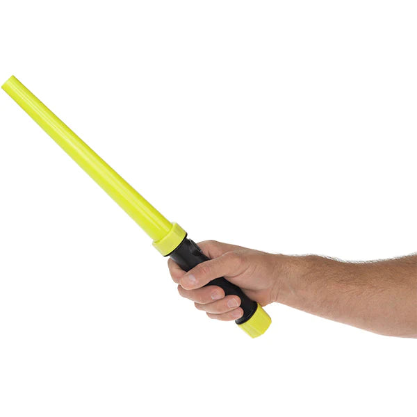 Nightstick - Traffic Wand w/Black Handle - 3 AAA - Yellow Lens