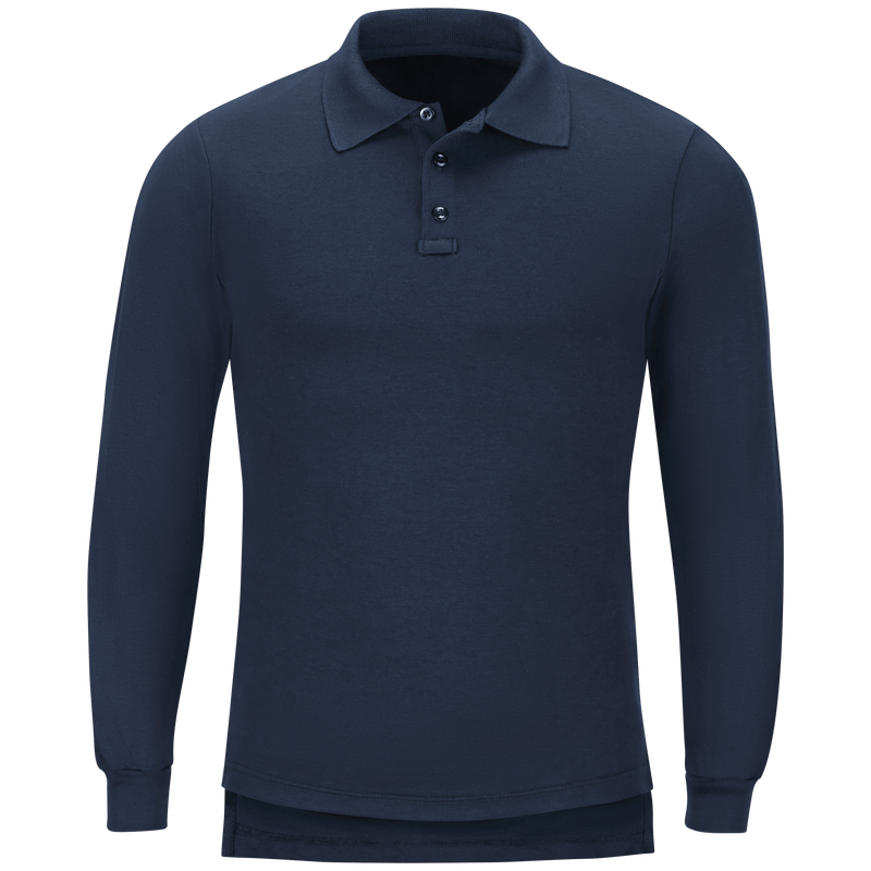 WORKRITE - MEN'S LONG SLEEVE STATION WEAR POLO SHIRT