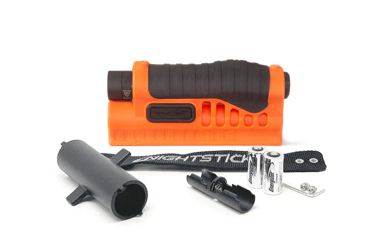 Nightstick - Polymer Shotgun Forend Light - 12ga Remington® 870/TAC-14 - 2 CR123 - Less Lethal Orange