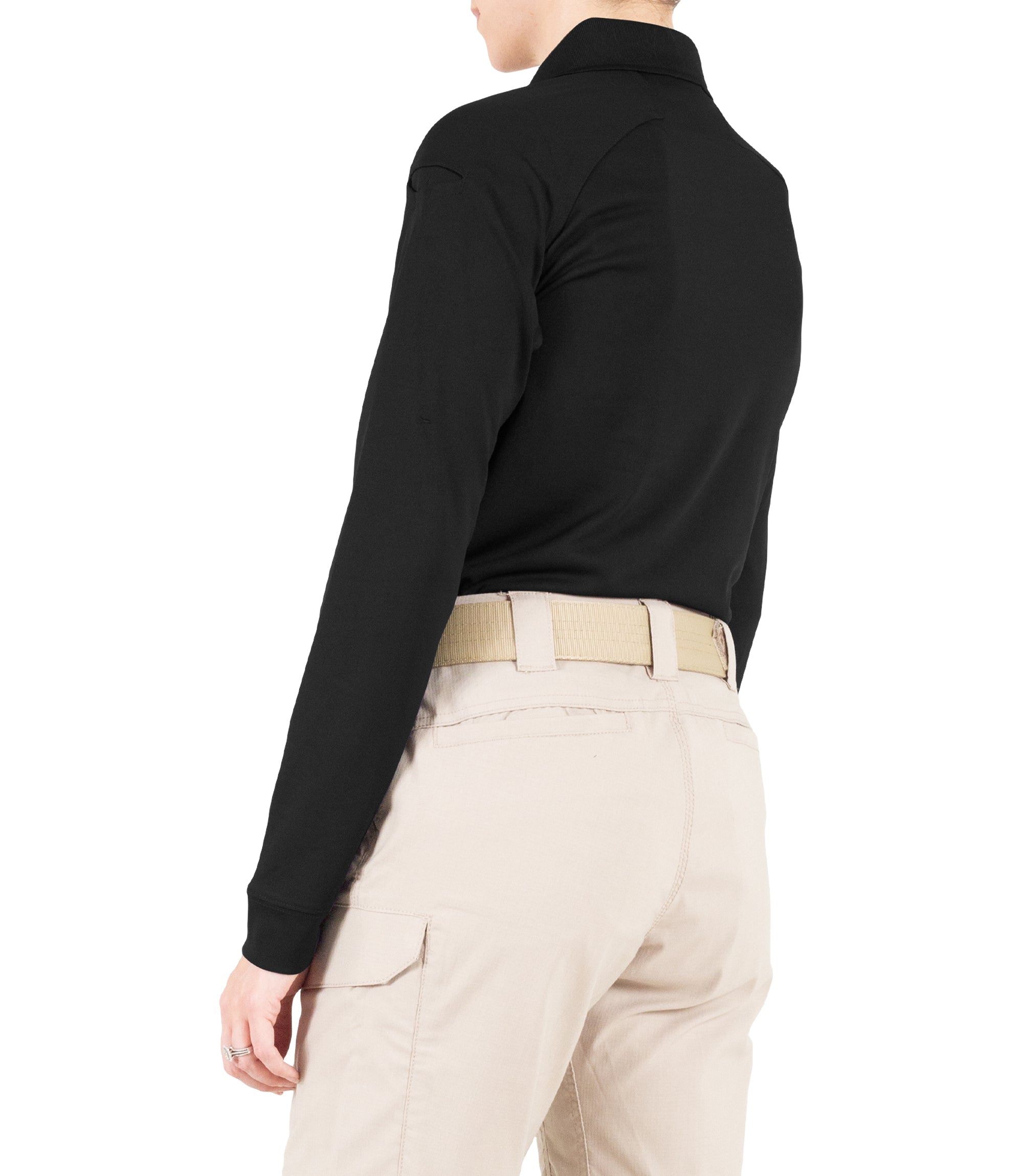 First Tactical Women's Performance Long Sleeve Polo