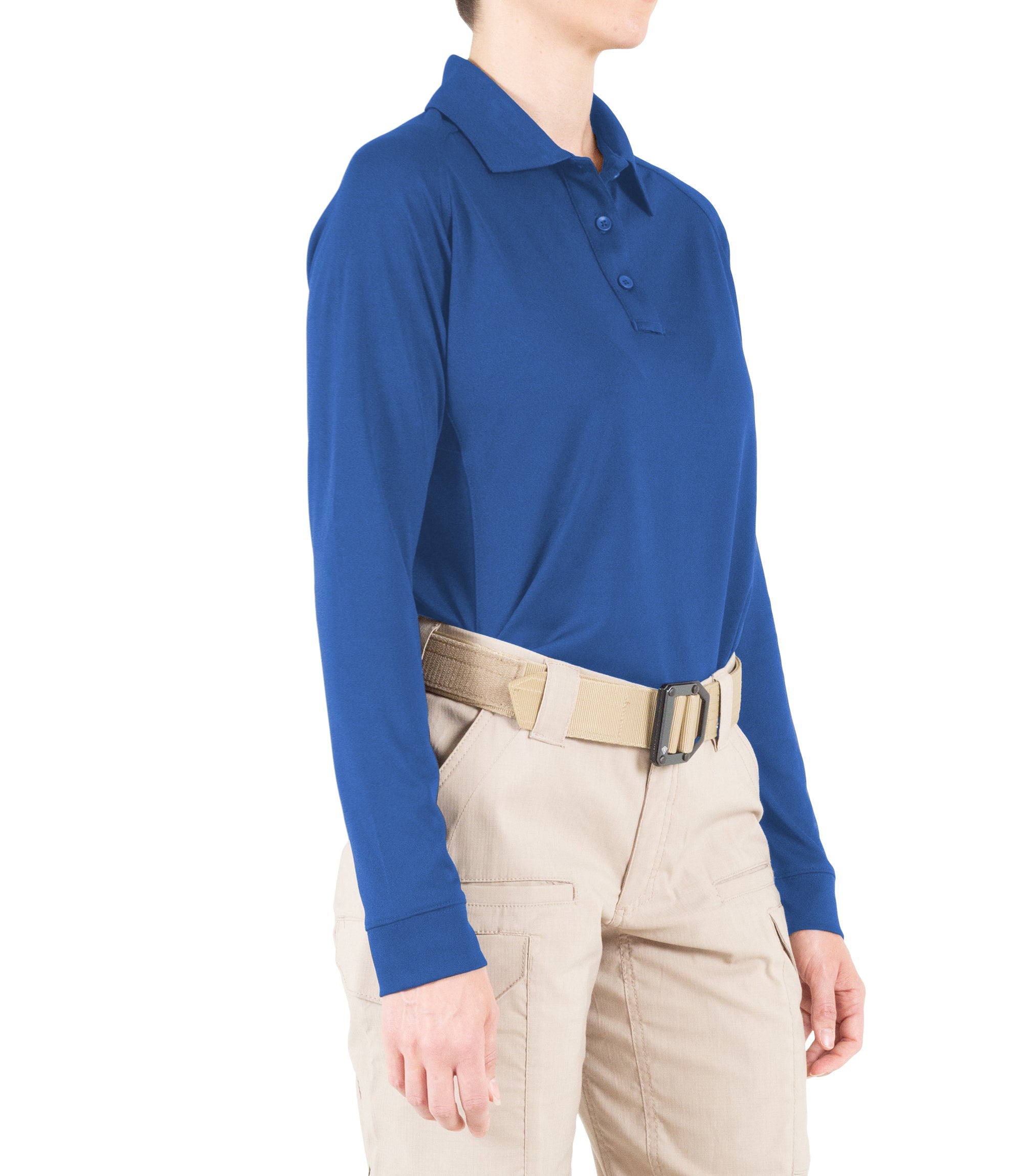 First Tactical Women's Performance Long Sleeve Polo