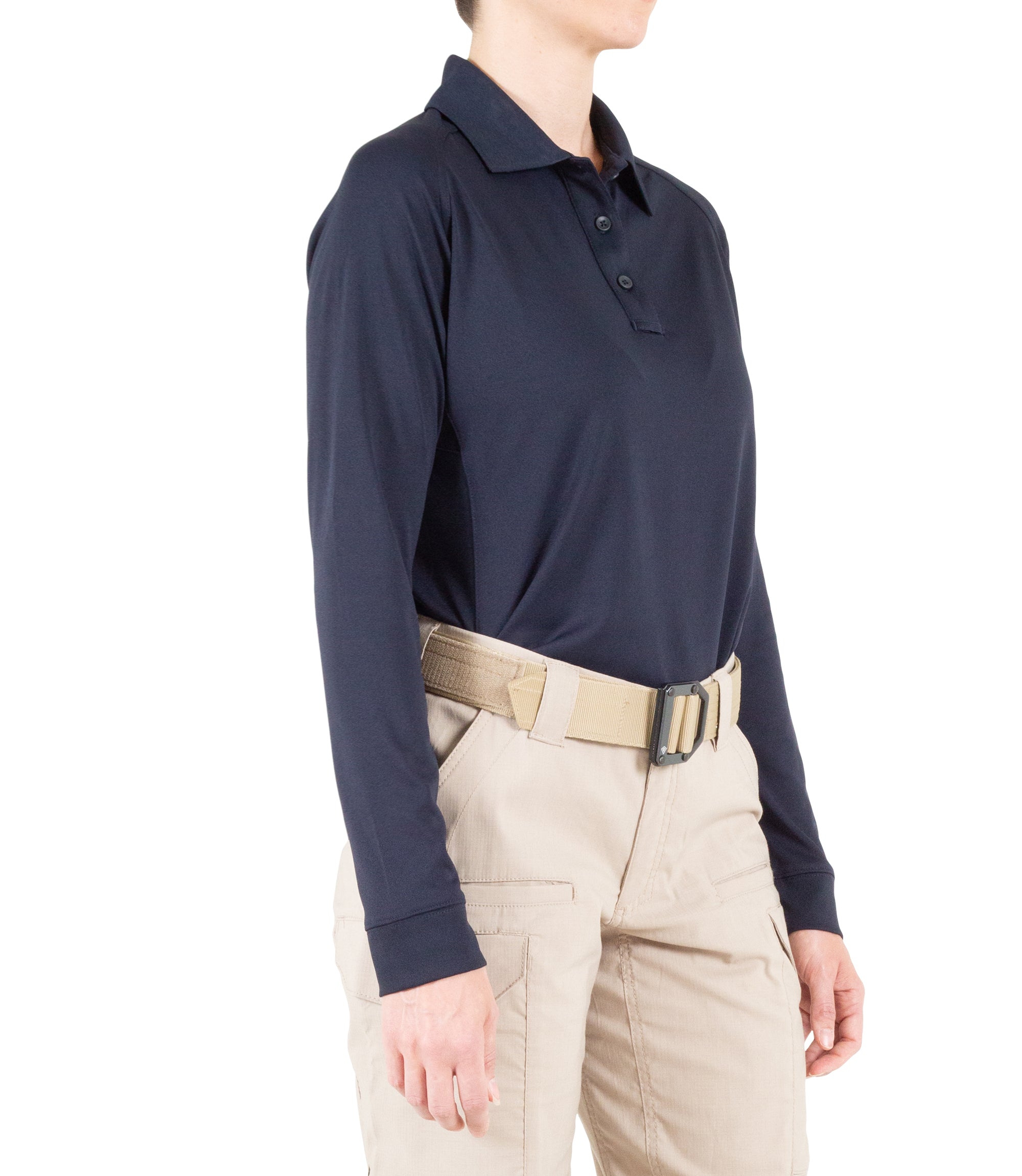 First Tactical Women's Performance Long Sleeve Polo