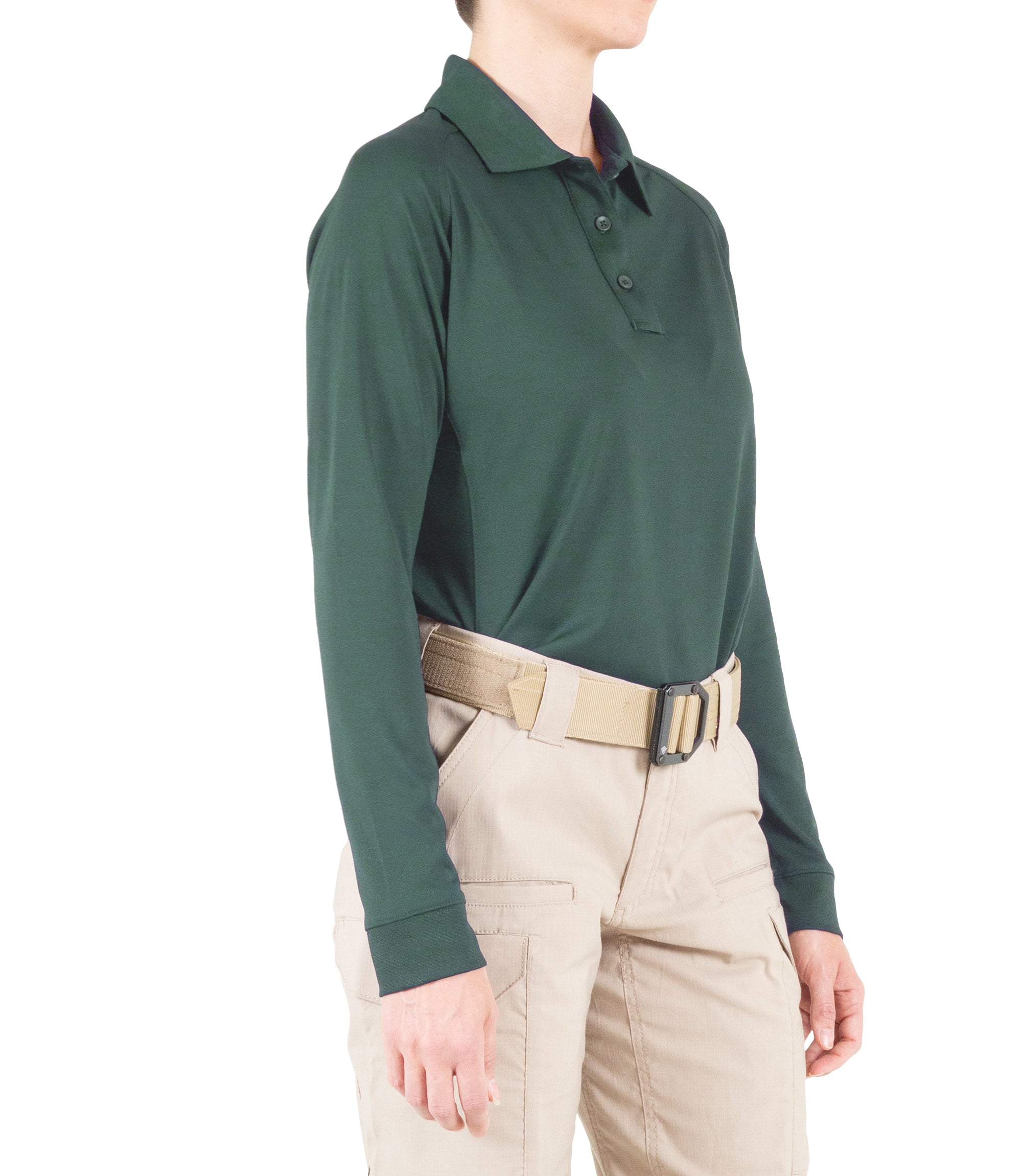 First Tactical Women's Performance Long Sleeve Polo