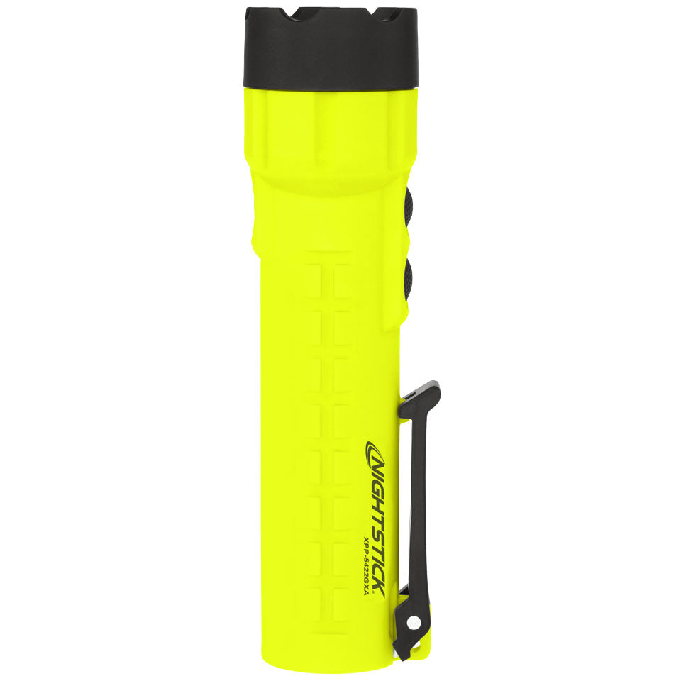 Nightstick - Intrinsically Safe Dual-Light Flashlight w/Magnets - 3 AA (not included) - Green - UL913