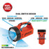 Nightstick - VIRIBUS™ 80 Intrinsically Safe Dual-Light Lantern - Li-Ion - Red - UL913 / ATEX