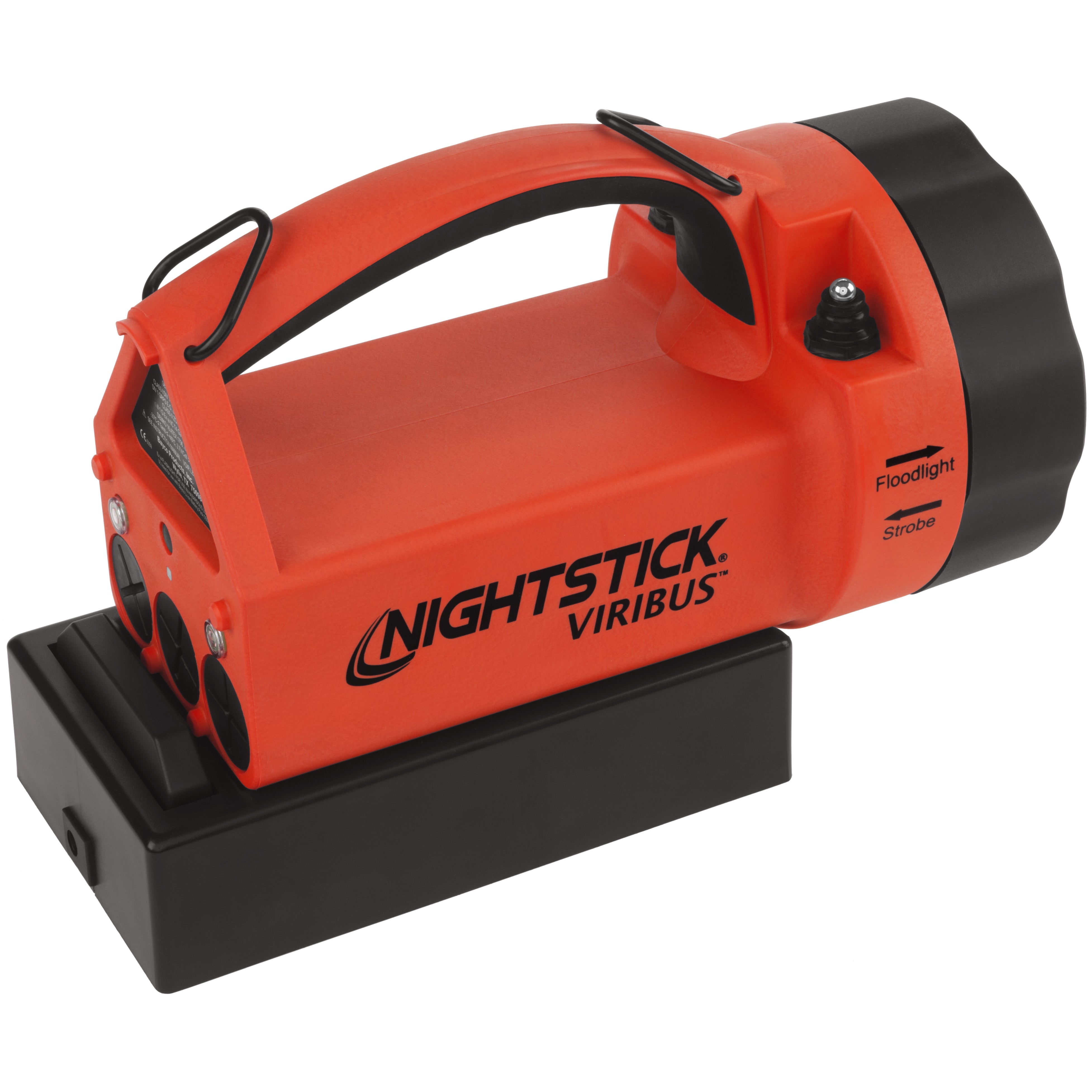 Nightstick - VIRIBUS™ 80 Intrinsically Safe Dual-Light Lantern - Li-Ion - Red - UL913 / ATEX