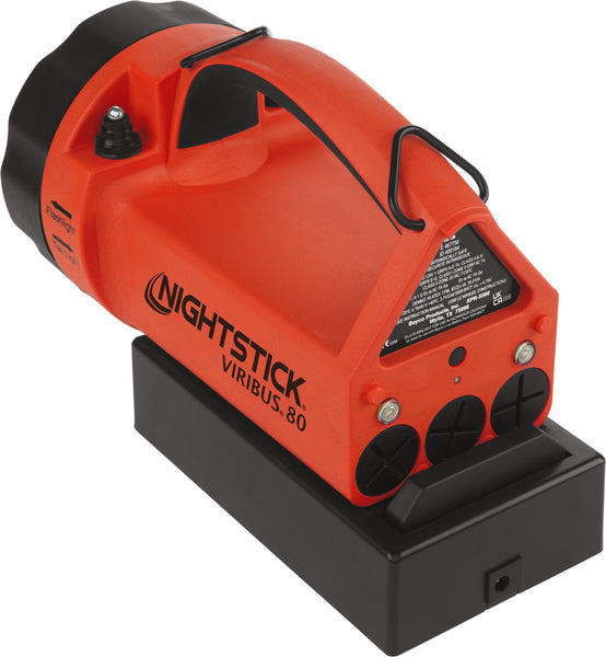 Nightstick - VIRIBUS™ 80 Intrinsically Safe Dual-Light Lantern - Li-Ion - Red - UL913 / ATEX