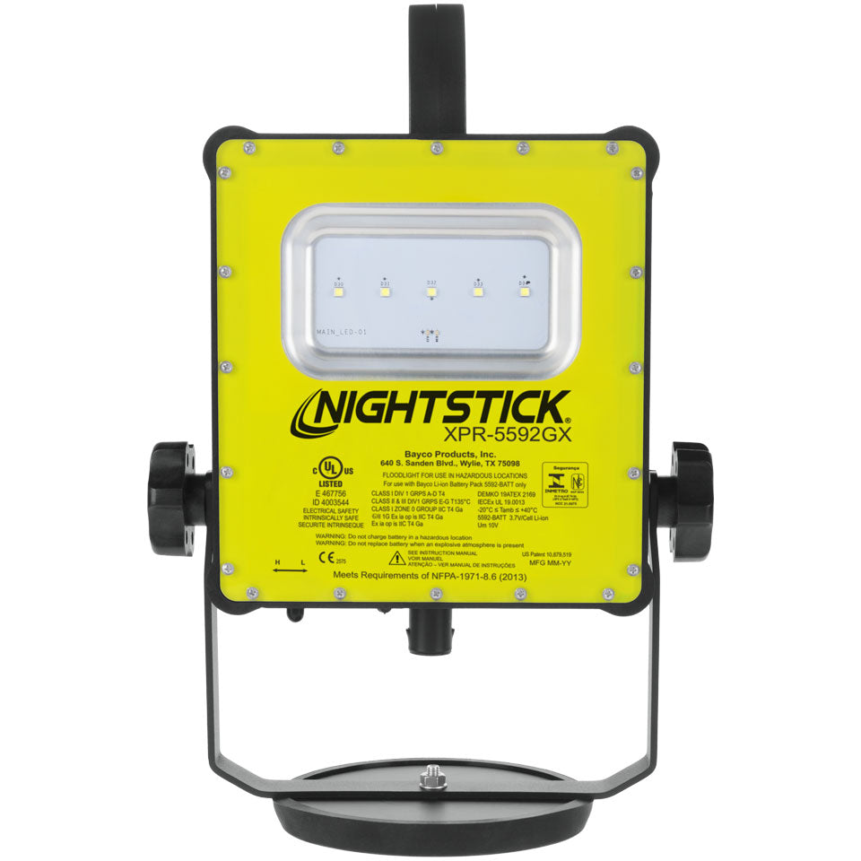 Nightstick - Intrinsically Safe Magnetic Scene Light w/Blow Molded Case - Li-Ion - Green - UL913 / ATEX