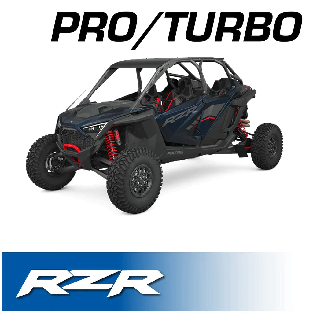 Rugged Radios Polaris RZR PRO XP - Turbo R - Pro R - Complete Communication Kit with Intercom and 2-Way Radio - 696 Plus Intercom, M1 VHF Business Band Radio, Dash Mount